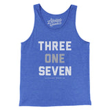 Indianapolis 317 Area Code Men/Unisex Tank Top-Allegiant Goods Co. Vintage Sports Apparel