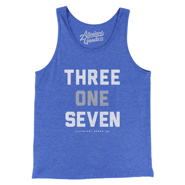 Indianapolis 317 Area Code Men/Unisex Tank Top-Allegiant Goods Co. Vintage Sports Apparel