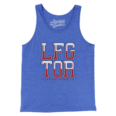 Lfg Tor Men/Unisex Tank Top-True Royal TriBlend-Allegiant Goods Co. Vintage Sports Apparel