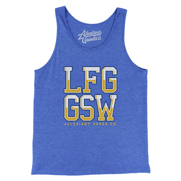 Lfg Gsw Men/Unisex Tank Top-Allegiant Goods Co. Vintage Sports Apparel