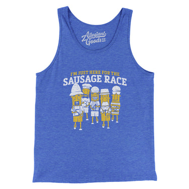 I’m Just Here For The Sausage Race Men/Unisex Tank Top-Allegiant Goods Co. Vintage Sports Apparel