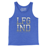 Lfg Ind Men/Unisex Tank Top-True Royal TriBlend-Allegiant Goods Co. Vintage Sports Apparel