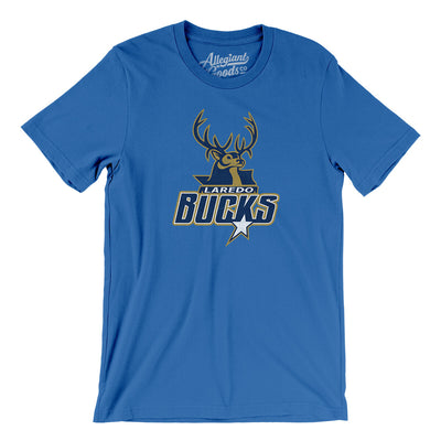 Laredo Bucks Men/Unisex T-Shirt-True Royal-Allegiant Goods Co. Vintage Sports Apparel