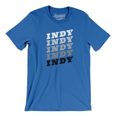 Indy Vintage Repeat Men/Unisex T-Shirt-True Royal-Allegiant Goods Co. Vintage Sports Apparel
