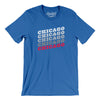 Chicago Vintage Repeat Men/Unisex T-Shirt-True Royal-Allegiant Goods Co. Vintage Sports Apparel