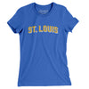 St Louis Varsity Women's T-Shirt-True Royal-Allegiant Goods Co. Vintage Sports Apparel