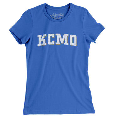 Kcmo Varsity Women's T-Shirt-Allegiant Goods Co. Vintage Sports Apparel