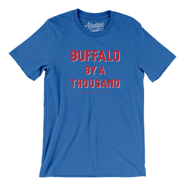 Buffalo Football By A Thousand Men/Unisex T-Shirt-Allegiant Goods Co. Vintage Sports Apparel