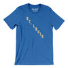 St. Louis Hockey Jersey Men/Unisex T-Shirt-True Royal-Allegiant Goods Co. Vintage Sports Apparel