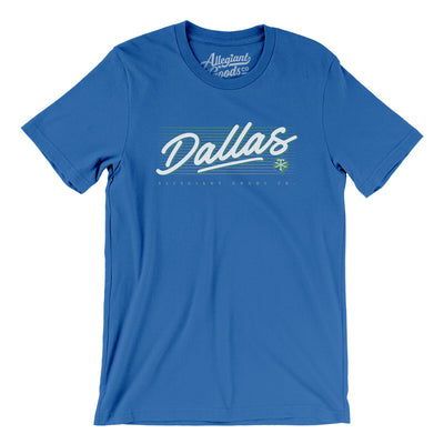 Dallas Retro Men/Unisex T-Shirt-True Royal-Allegiant Goods Co. Vintage Sports Apparel