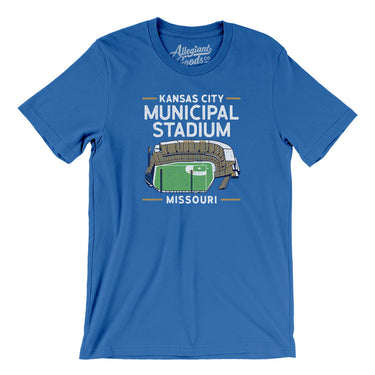 Kansas City Municipal Stadium Men/Unisex T-Shirt-Allegiant Goods Co. Vintage Sports Apparel