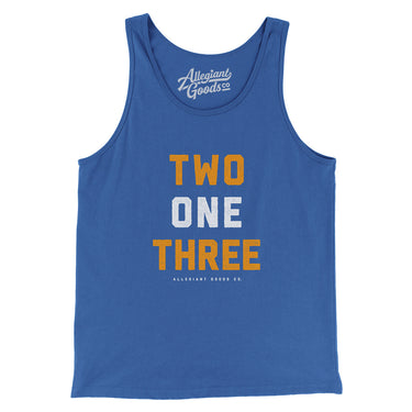 Los Angeles 213 Men/Unisex Tank Top-Allegiant Goods Co. Vintage Sports Apparel