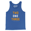 Los Angeles 213 Men/Unisex Tank Top-True Royal-Allegiant Goods Co. Vintage Sports Apparel