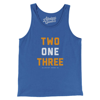 Los Angeles 213 Men/Unisex Tank Top-True Royal-Allegiant Goods Co. Vintage Sports Apparel