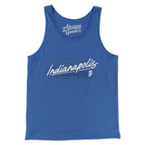 Indianapolis Retro Men/Unisex Tank Top-Allegiant Goods Co. Vintage Sports Apparel