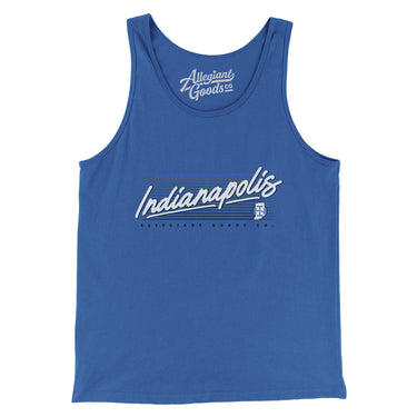Indianapolis Retro Men/Unisex Tank Top-Allegiant Goods Co. Vintage Sports Apparel