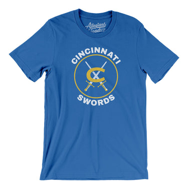 Cincinnati Swords Hockey Men/Unisex T-Shirt-Allegiant Goods Co. Vintage Sports Apparel