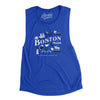 Boston Things Women's Flowey Scoopneck Muscle Tank-True Royal-Allegiant Goods Co. Vintage Sports Apparel