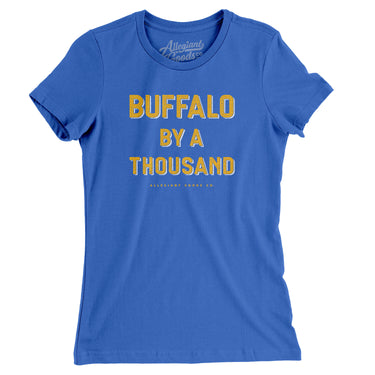 Buffalo Hockey By A Thousand Women's T-Shirt-Allegiant Goods Co. Vintage Sports Apparel