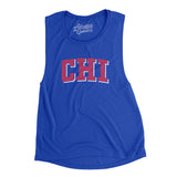 Chi Varsity Women's Flowey Scoopneck Muscle Tank-Allegiant Goods Co. Vintage Sports Apparel