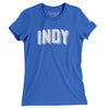 Indy Varsity Women's T-Shirt-True Royal-Allegiant Goods Co. Vintage Sports Apparel