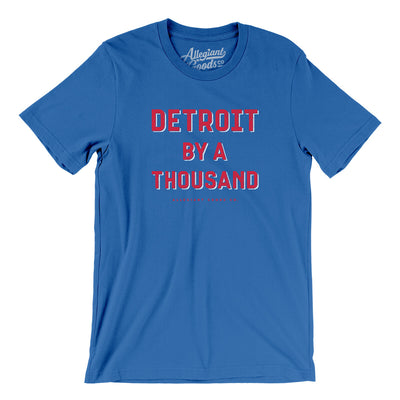 Detroit By A Thousand Men/Unisex T-Shirt-True Royal-Allegiant Goods Co. Vintage Sports Apparel