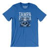 Tampa Florida Pirate Skull Gasparilla Men/Unisex T-Shirt-True Royal-Allegiant Goods Co. Vintage Sports Apparel