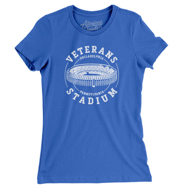 Veterans Stadium Philadelphia Women's T-Shirt-Allegiant Goods Co. Vintage Sports Apparel