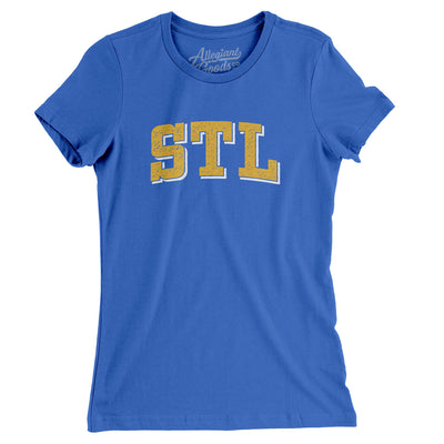 Stl Varsity Women's T-Shirt-True Royal-Allegiant Goods Co. Vintage Sports Apparel