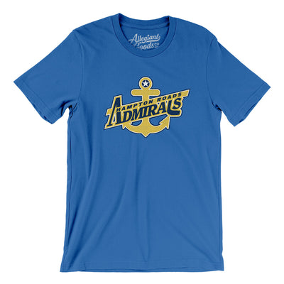Hampton Road Admirals Men/Unisex T-Shirt-True Royal-Allegiant Goods Co. Vintage Sports Apparel