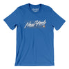 New York Retro Men/Unisex T-Shirt-True Royal-Allegiant Goods Co. Vintage Sports Apparel