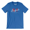 Buffalo Overprint Men/Unisex T-Shirt-True Royal-Allegiant Goods Co. Vintage Sports Apparel