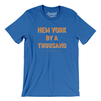 New York By A Thousand Men/Unisex T-Shirt-True Royal-Allegiant Goods Co. Vintage Sports Apparel