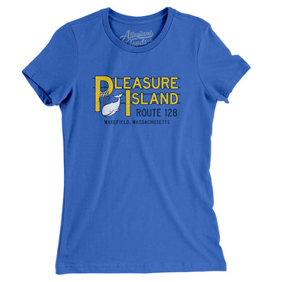 Pleasure Island Amusement Park Women's T-Shirt-True Royal-Allegiant Goods Co. Vintage Sports Apparel