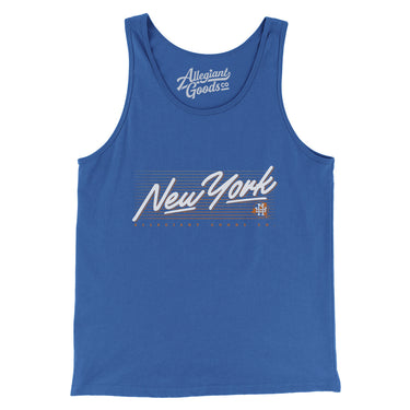 New York Retro Men/Unisex Tank Top-Allegiant Goods Co. Vintage Sports Apparel