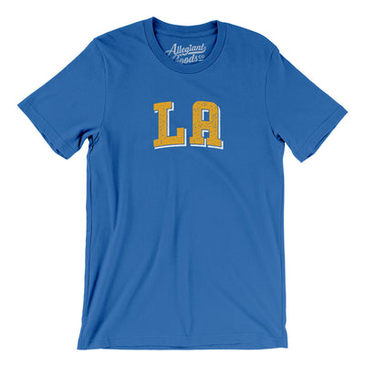 L.a. Varsity Men/Unisex T-Shirt-True Royal-Allegiant Goods Co. Vintage Sports Apparel