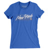 New York Retro Women's T-Shirt-True Royal-Allegiant Goods Co. Vintage Sports Apparel