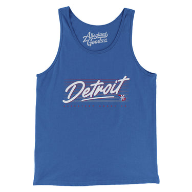Detroit Retro Men/Unisex Tank Top-Allegiant Goods Co. Vintage Sports Apparel