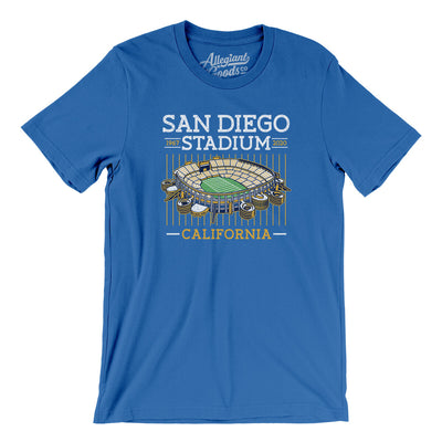 San Diego Stadium Men/Unisex T-Shirt-True Royal-Allegiant Goods Co. Vintage Sports Apparel