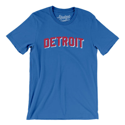 Detroit Varsity Men/Unisex T-Shirt-True Royal-Allegiant Goods Co. Vintage Sports Apparel