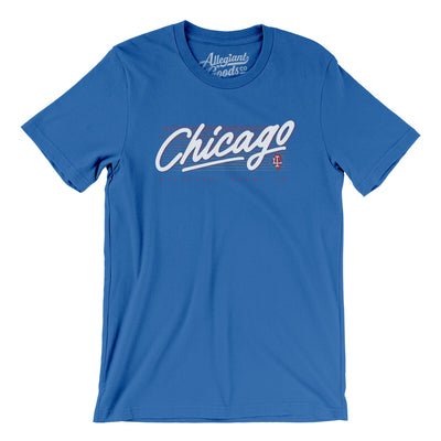 Chicago Retro Men/Unisex T-Shirt-True Royal-Allegiant Goods Co. Vintage Sports Apparel