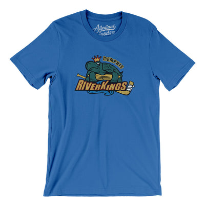 Memphis Riverkings Men/Unisex T-Shirt-True Royal-Allegiant Goods Co. Vintage Sports Apparel