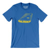 Erie Blades Men/Unisex T-Shirt-True Royal-Allegiant Goods Co. Vintage Sports Apparel