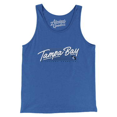 Tampa Bay Retro Men/Unisex Tank Top-True Royal-Allegiant Goods Co. Vintage Sports Apparel