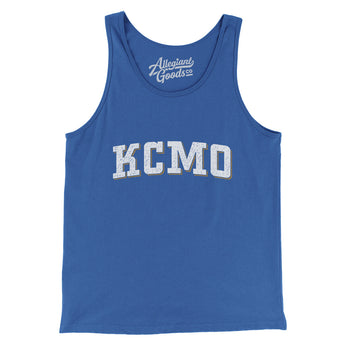 Kcmo Varsity Men/Unisex Tank Top-Allegiant Goods Co. Vintage Sports Apparel