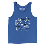 Boston Things Men/Unisex Tank Top-True Royal-Allegiant Goods Co. Vintage Sports Apparel