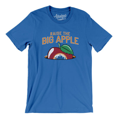 Raise The Big Apple Men/Unisex T-Shirt-True Royal-Allegiant Goods Co. Vintage Sports Apparel