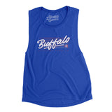 Buffalo Retro Women's Flowey Scoopneck Muscle Tank-Allegiant Goods Co. Vintage Sports Apparel