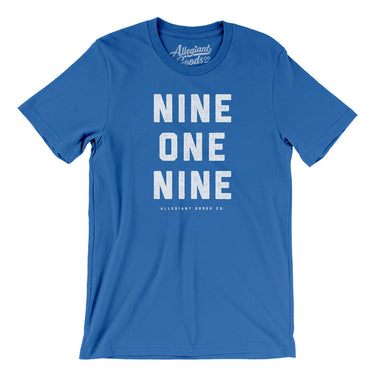 Raliegh 919 Men/Unisex T-Shirt-True Royal-Allegiant Goods Co. Vintage Sports Apparel