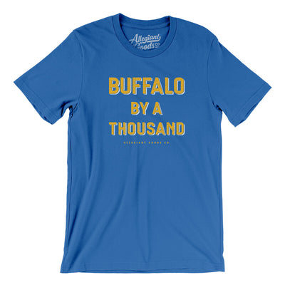 Buffalo Hockey By A Thousand Men/Unisex T-Shirt-True Royal-Allegiant Goods Co. Vintage Sports Apparel